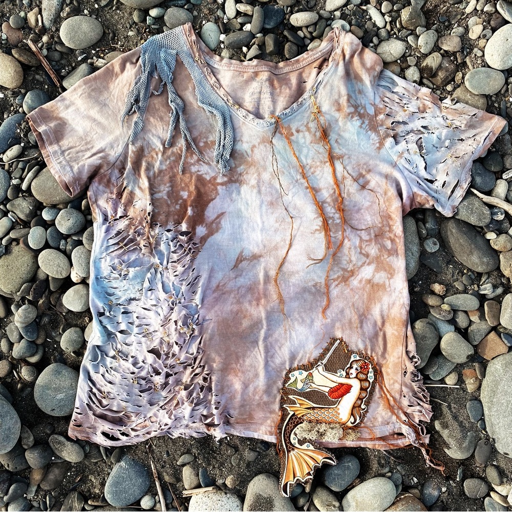 1/1 Custom Demon Flesh “Sailor’s Tales” Tie Dye T Shirt